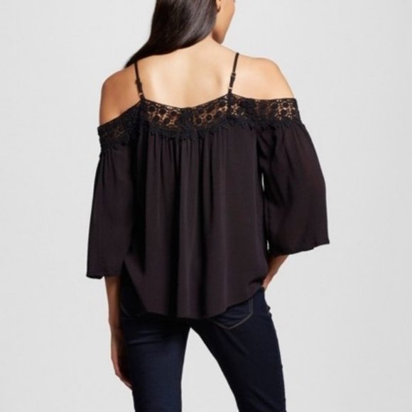 Black cold shoulder top XXL - Picture 2 of 5